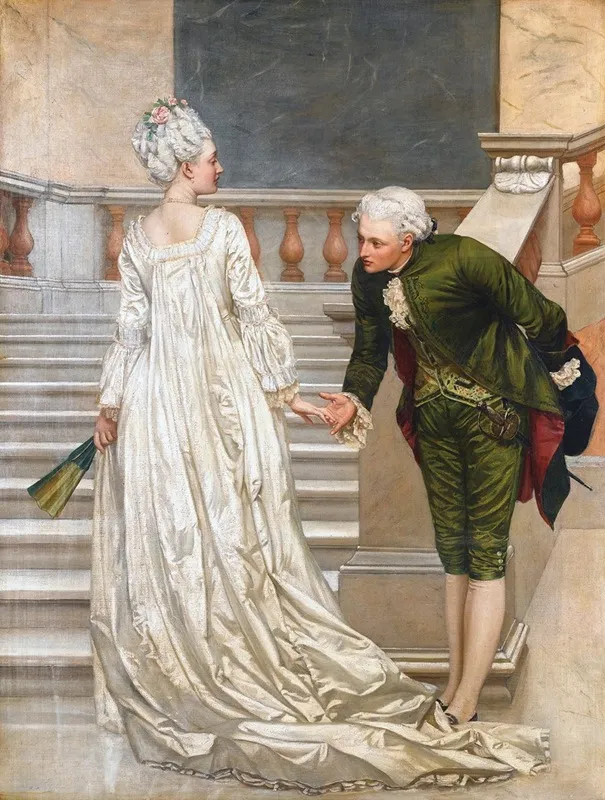 A Bientot Wall Art by Valentine Cameron Prinsep - High-Resolution Digital Print