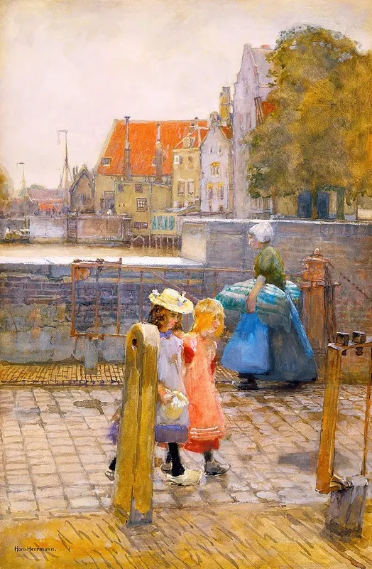 A Bit Of Amsterdam Wall Art by Hans Herrmann - High-Resolution Digital Print