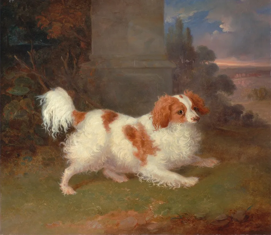 A Blenheim Spaniel Wall Art by William Webb - High-Resolution Digital Print