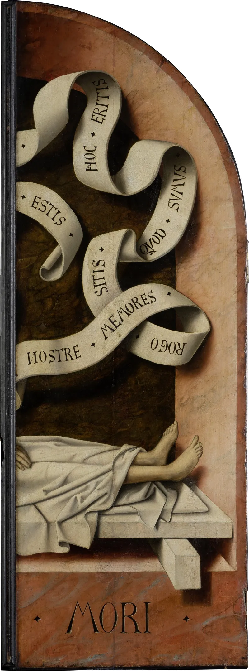 A Body In A Grave Niche Wall Art by Master of Frankfurt - High-Resolution Digital Print