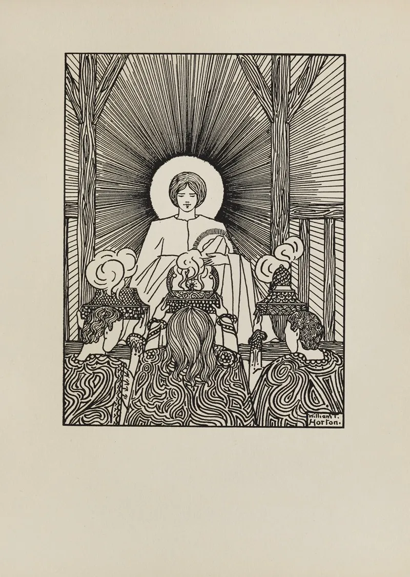 A Book Of Images Pl 18 Wall Art by William Thomas Horton - High-Resolution Digital Print