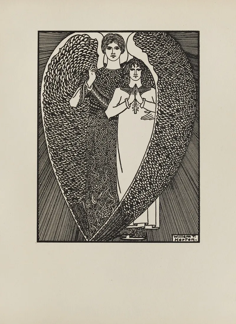A Book Of Images Pl 20 Wall Art by William Thomas Horton - High-Resolution Digital Print