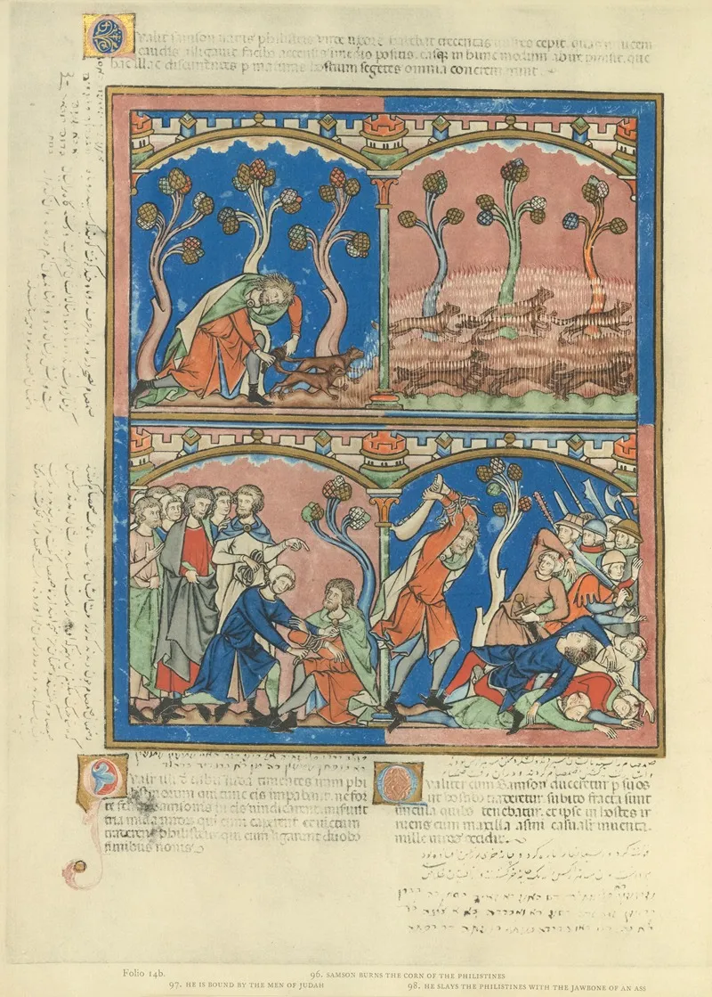 A Book Of Old Testament Illustrations Of The Middle Of The Thirteenth Century Pl 28