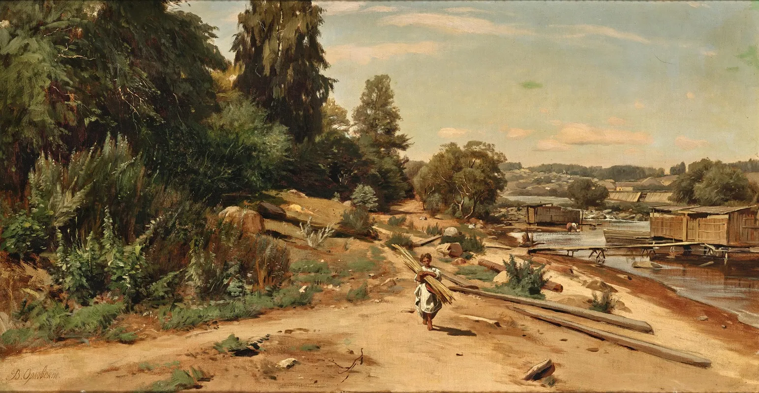 A Brushwood Gatherer