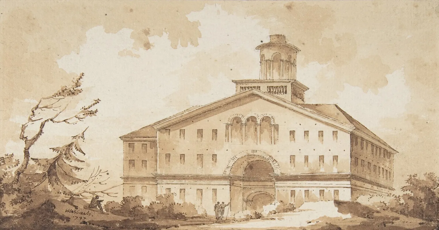 A Building Wall Art by Misbach - High-Resolution Digital Print