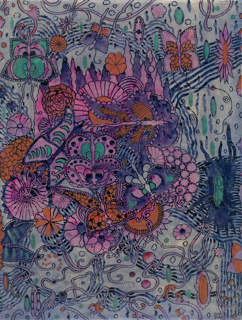 A Butterfly Textile Design For Sefton Fabrics Belfast