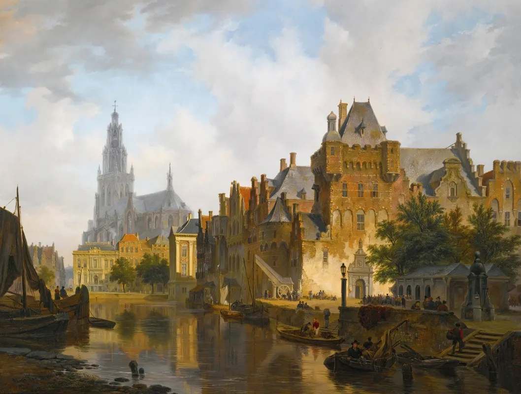 A Capriccio View Of The Hofvijver The Hague