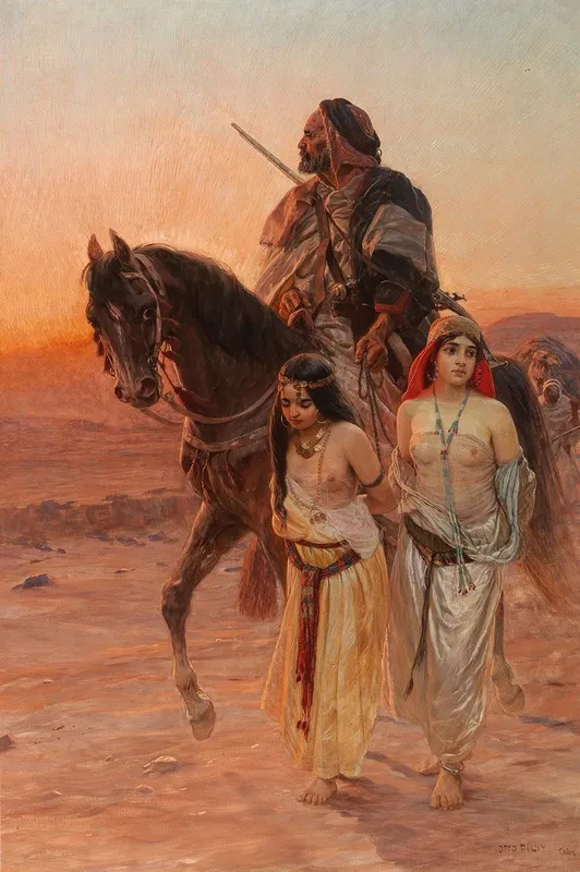 A Caravan Wall Art by Otto Pilny - High-Resolution Digital Print