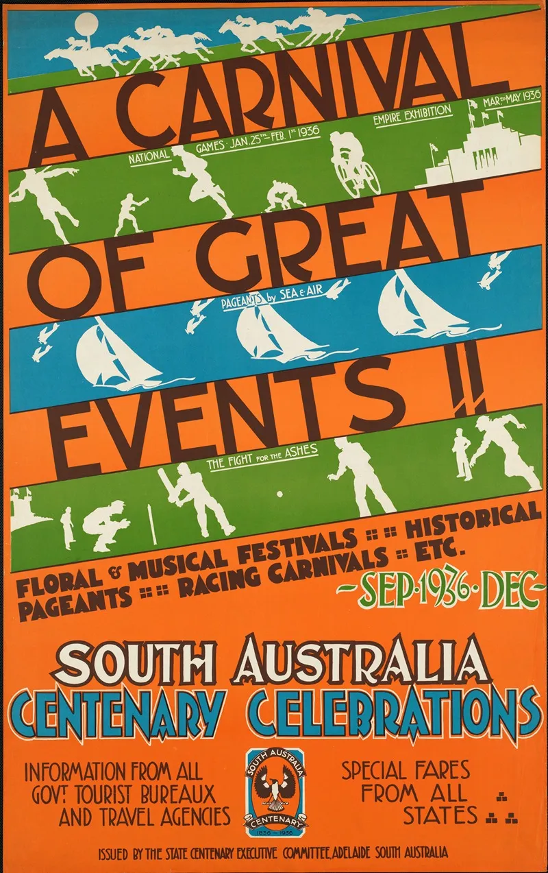 A Carnival Of Great Events South Australia Centenary Celebrations