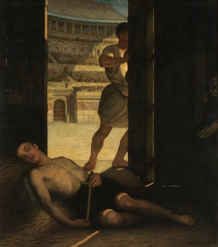 A Christian Martyr Wall Art by Ernest Slingeneyer - High-Resolution Digital Print