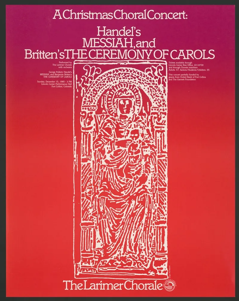 A Christmas Choral Concert Wall Art by Phil Risbeck - High-Resolution Digital Print