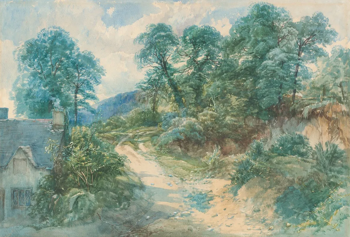 A Country Lane Wall Art by John Middleton - High-Resolution Digital Print