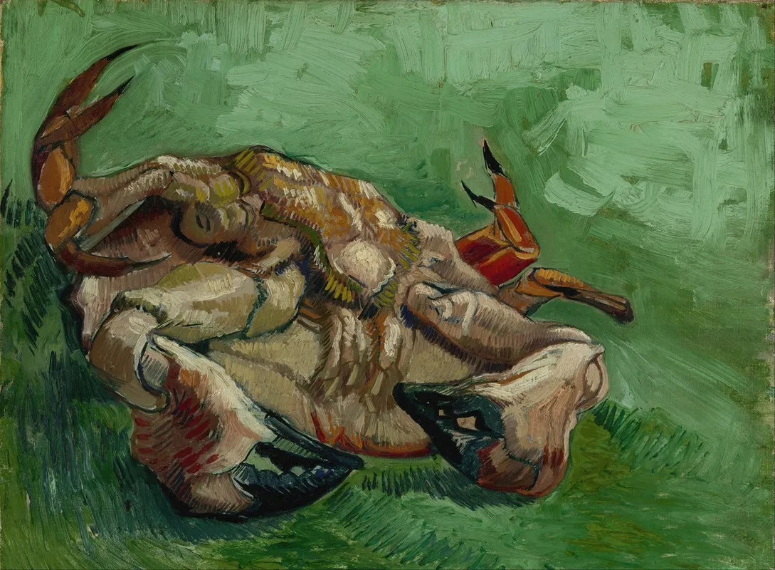 A Crab On Its Back Wall Art by Vincent van Gogh - High-Resolution Digital Print