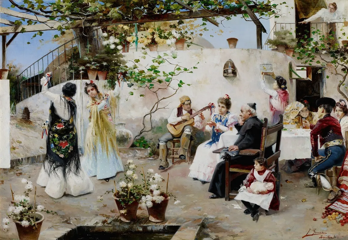 A Dance For The Priest Wall Art by Juan García Ramos - High-Resolution Digital Print