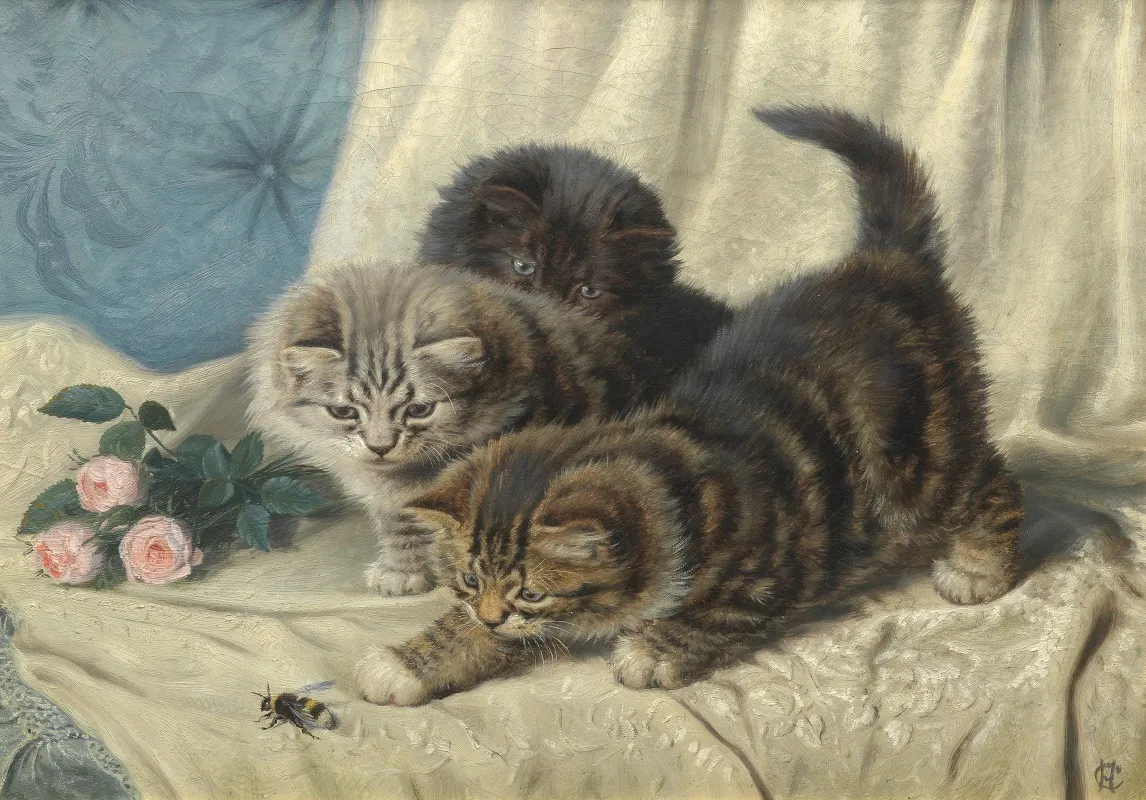 A Dangerous Toy Wall Art by Horatio Henry Couldery - High-Resolution Digital Print