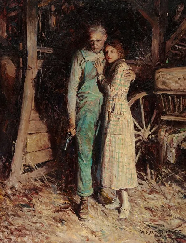 A Daughters Rescue Wall Art by William Henry Dethlef Koerner - High-Resolution Digital Print