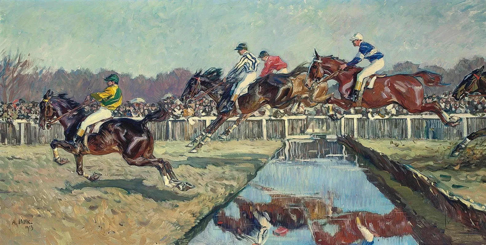 A Day At The Races Wall Art by Angelo Jank - High-Resolution Digital Print