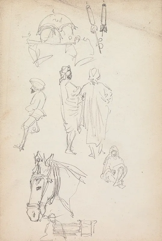 A Doli A Horse And Figure Studies