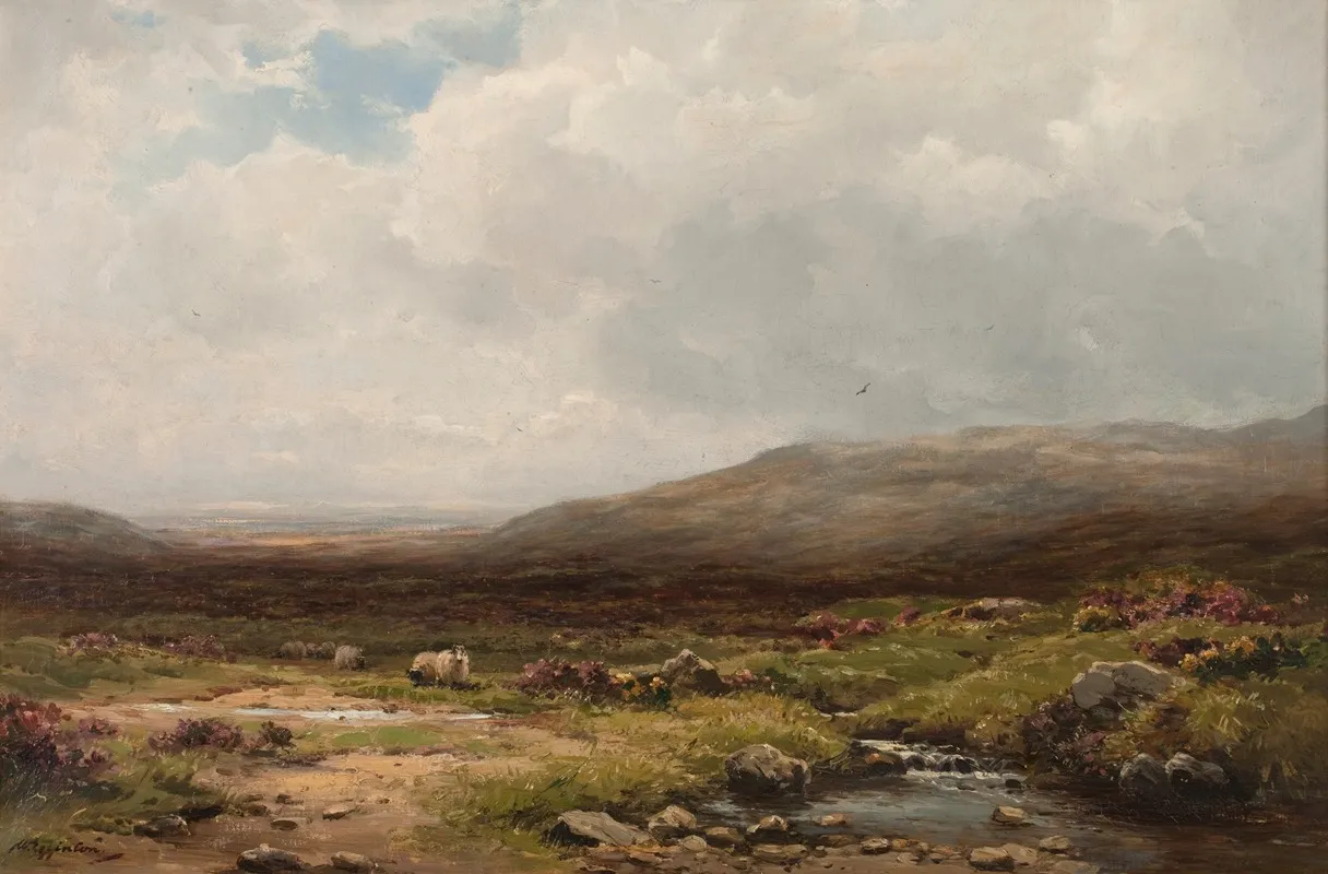 A Dorset Moorland Wall Art by Wycliffe Egginton - High-Resolution Digital Print