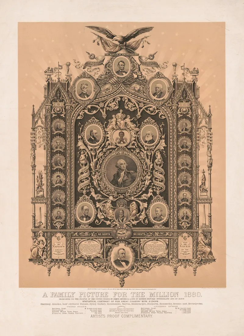A Family Picture For The Million 1880 Wall Art by F. Reinhold - High-Resolution Digital Print