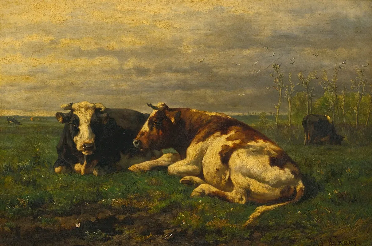 A Field In Holland Wall Art by Johannes Hubertus Leonardus de Haas - High-Resolution Digital Print