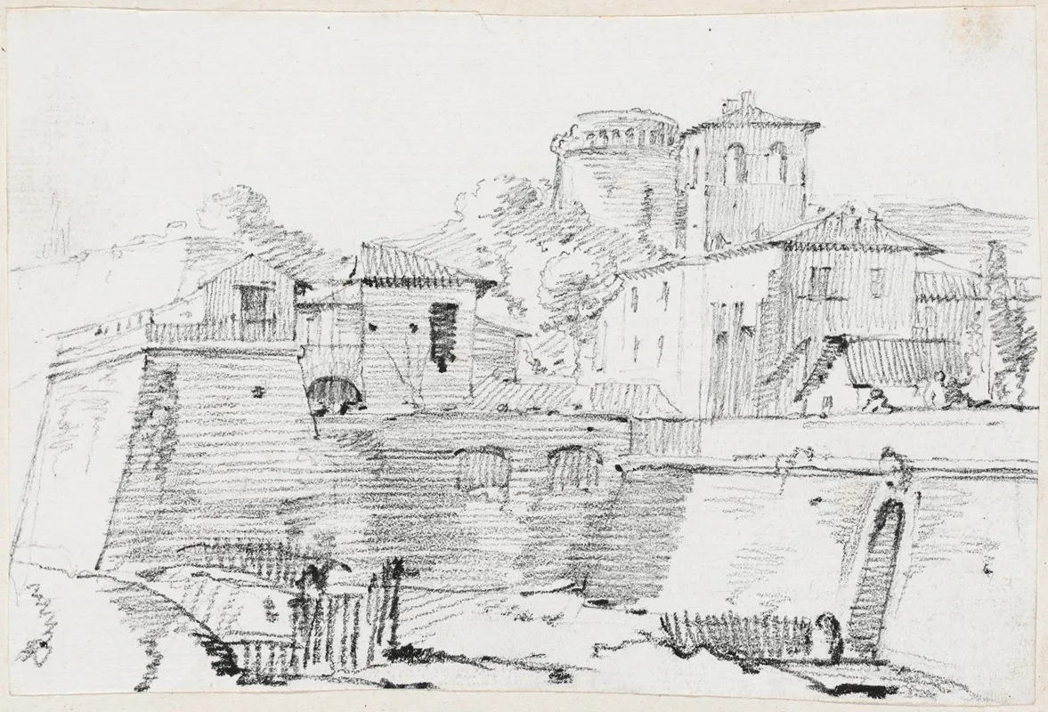 A Fortified Town In Italy