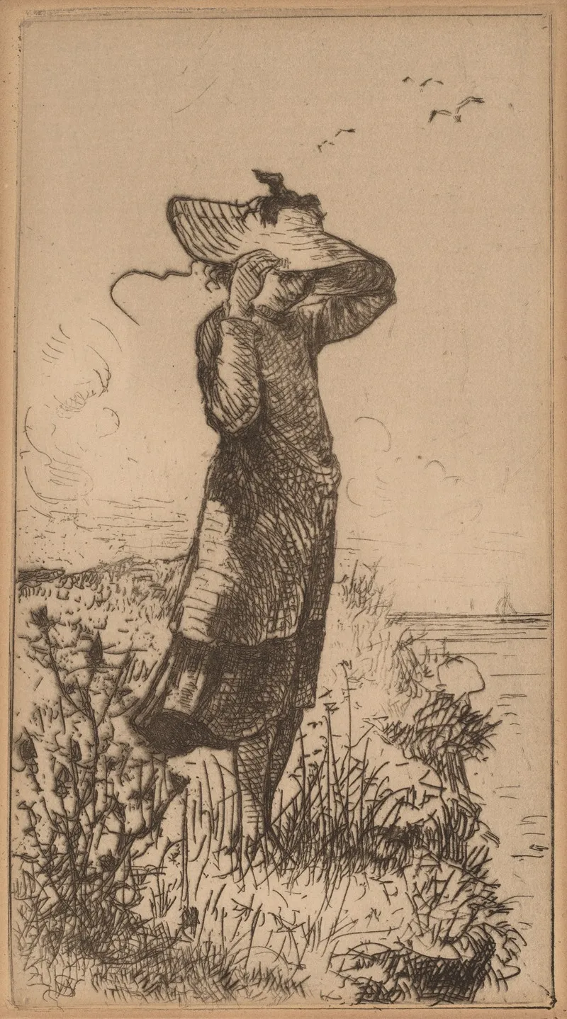 A Fresh Breeze From The Sea Wall Art by Walter Satterlee - High-Resolution Digital Print