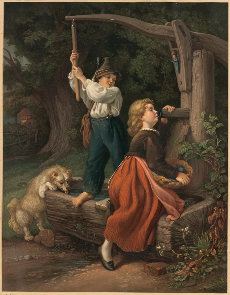 A Friend In Need 2 Wall Art by William Harring - High-Resolution Digital Print