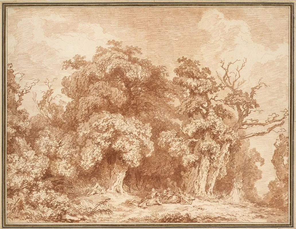A Gathering At Woods Edge