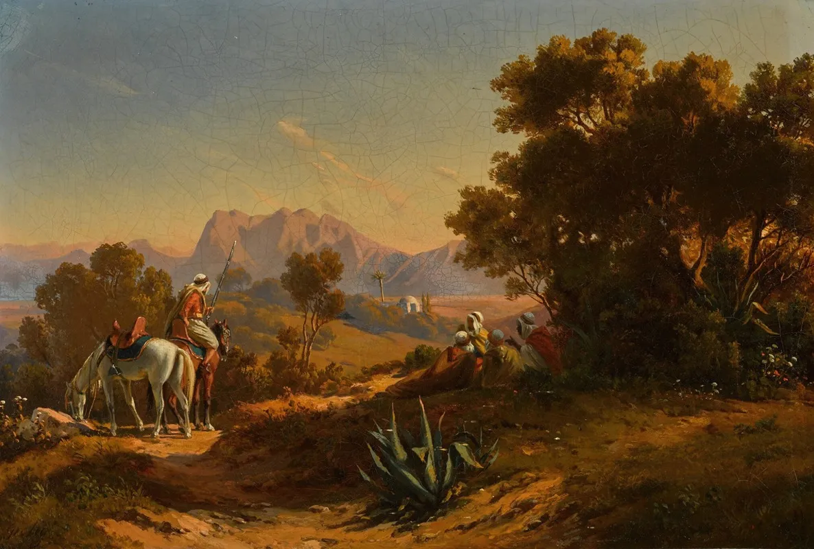 A Gathering Wall Art by Curt Grolig - High-Resolution Digital Print