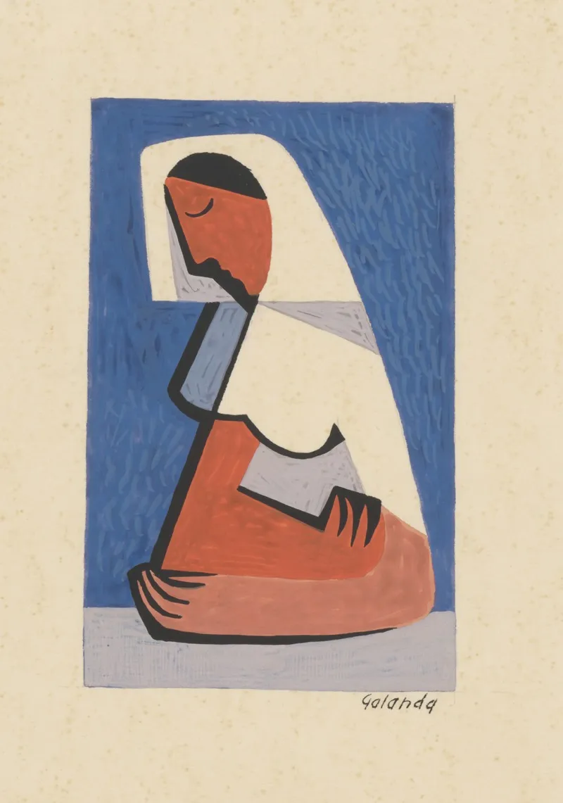 A Girl At A Table