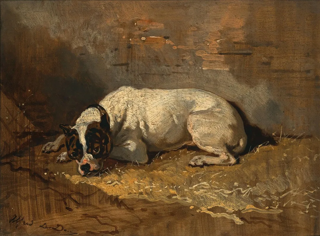 A Good Friend 2 Wall Art by Alfred De Dreux - High-Resolution Digital Print