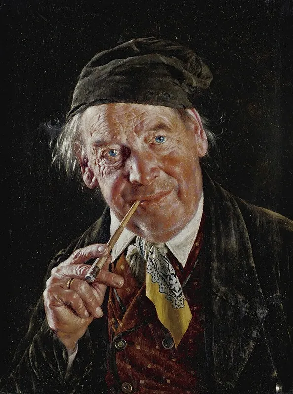 A Good Smoke Wall Art by Carl Kronberger - High-Resolution Digital Print