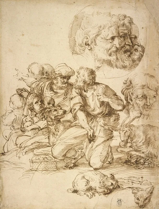 A Group Of Shepherds And Other Studies