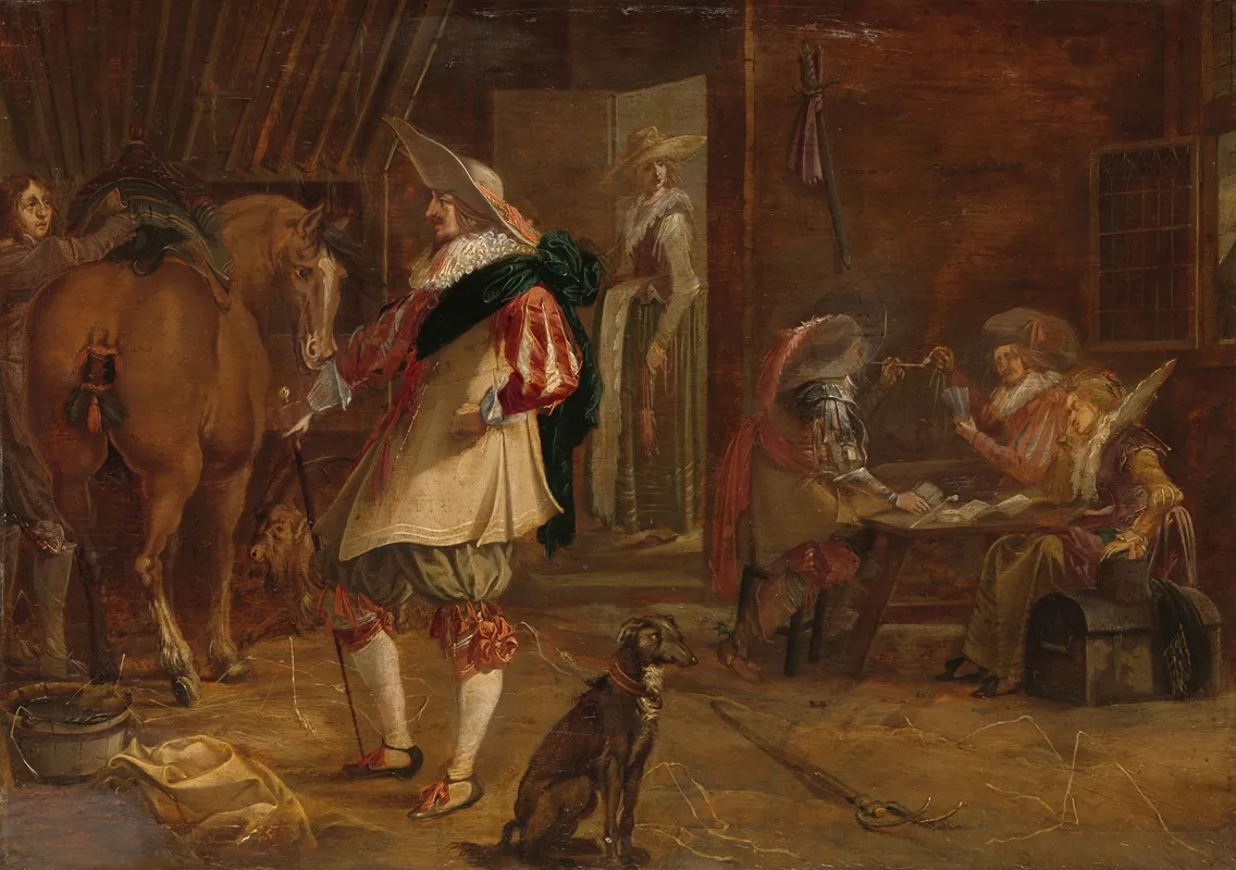 A Guard House Wall Art by F. Jansen - High-Resolution Digital Print