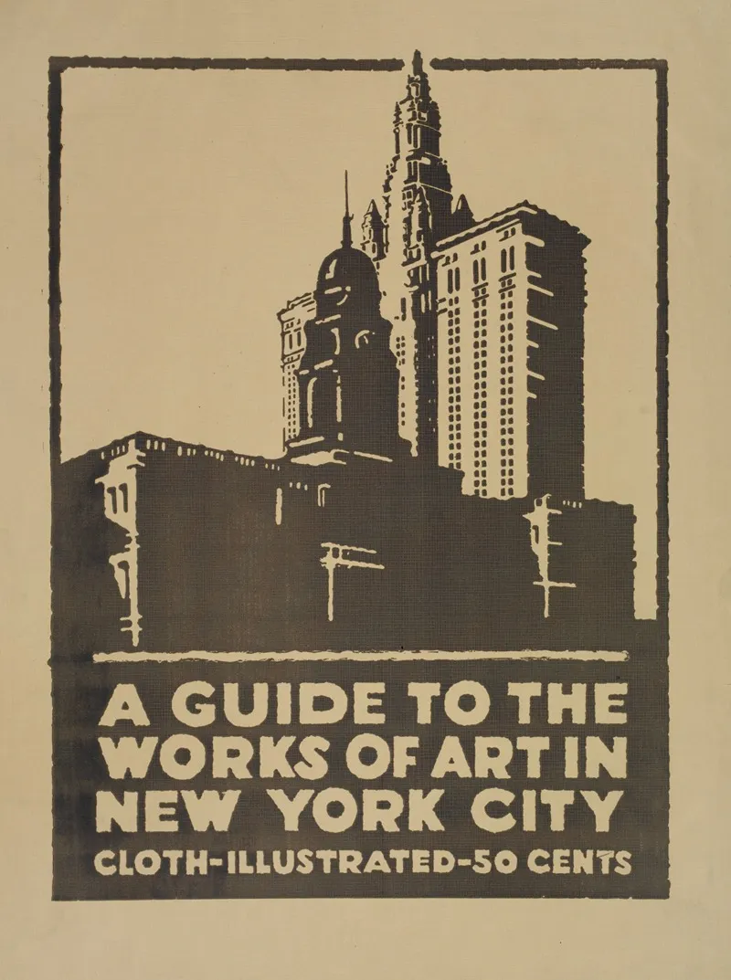A Guide To The Works Of Art In New York City Wall Art by Anonymous - High-Resolution Digital Print