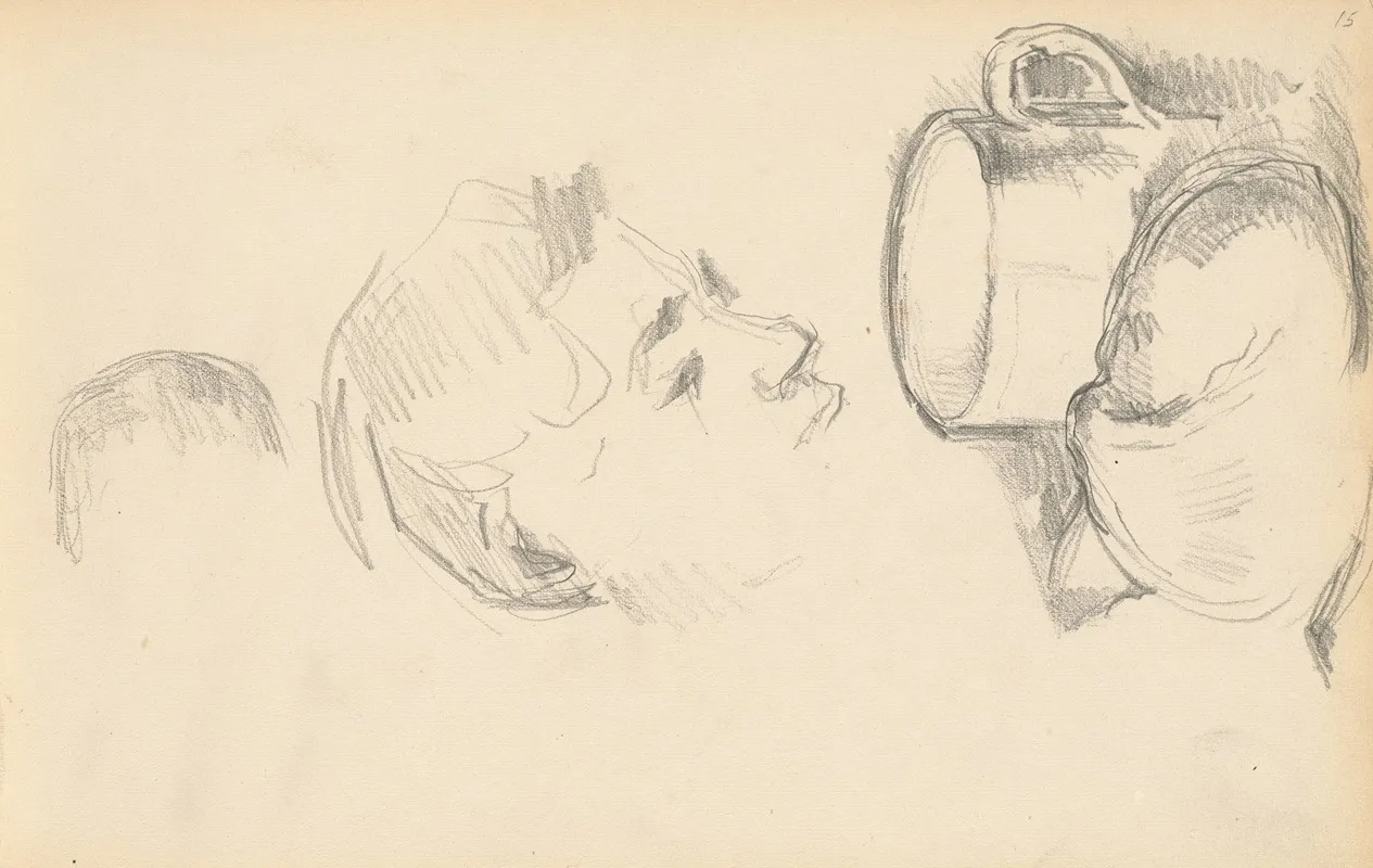 A Head A Cup And A Bread Roll