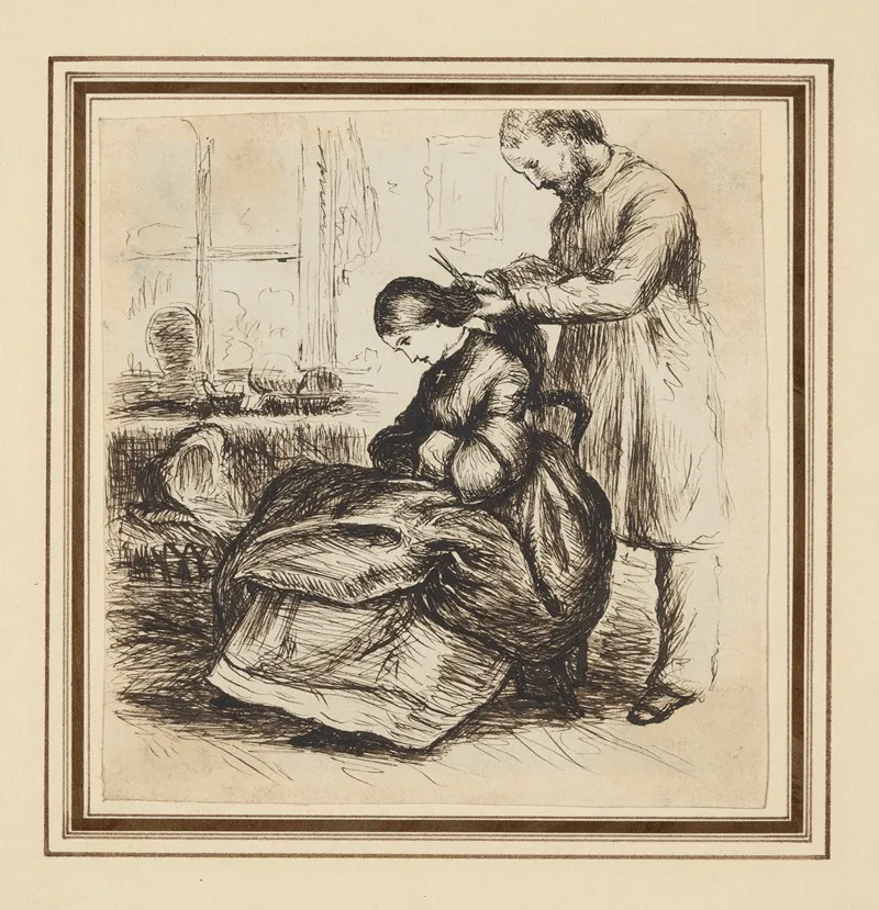 A Head Of Hair For Sale Wall Art by Sir John Everett Millais - High-Resolution Digital Print