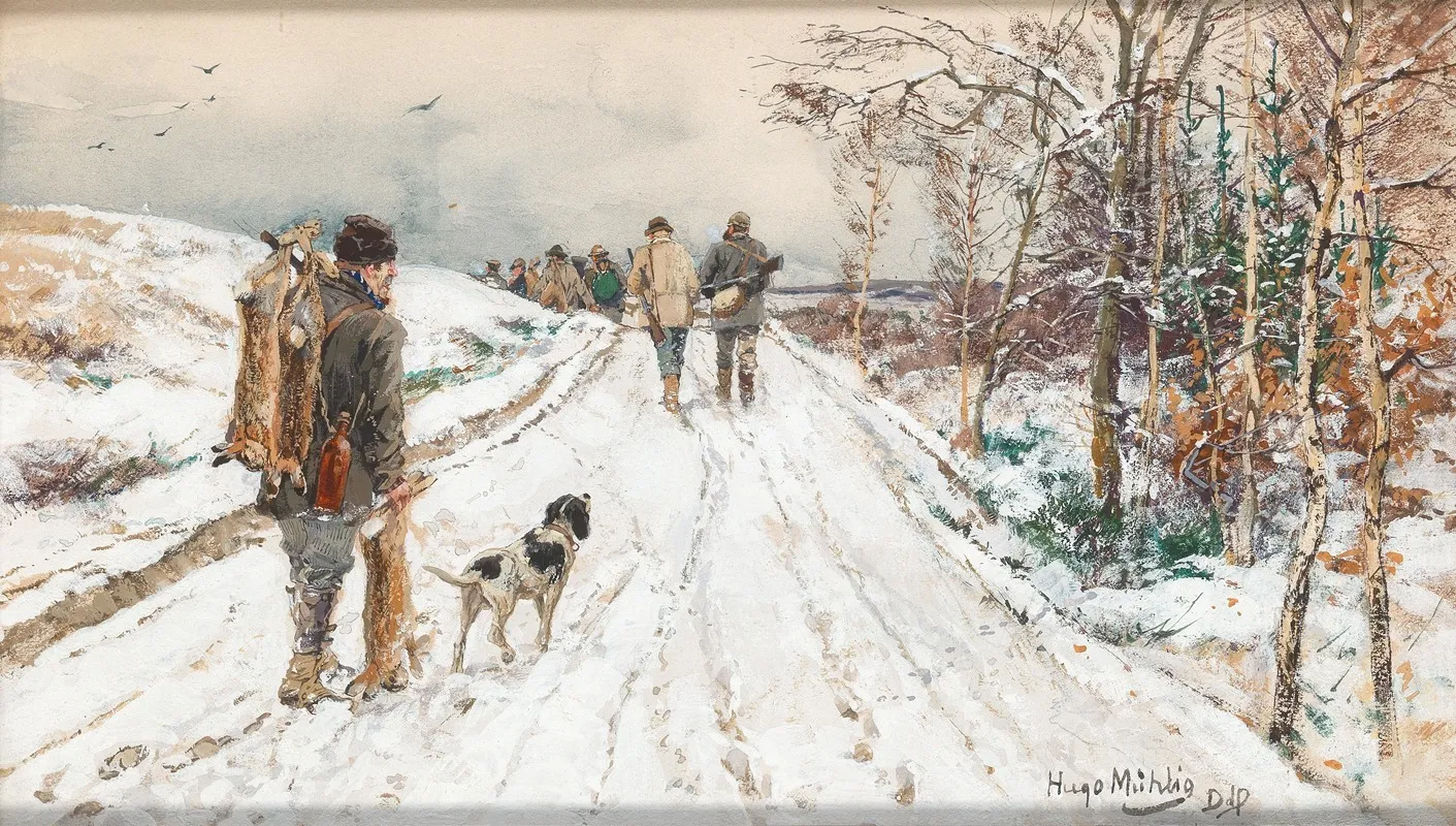 A Hinting Party In Winter
