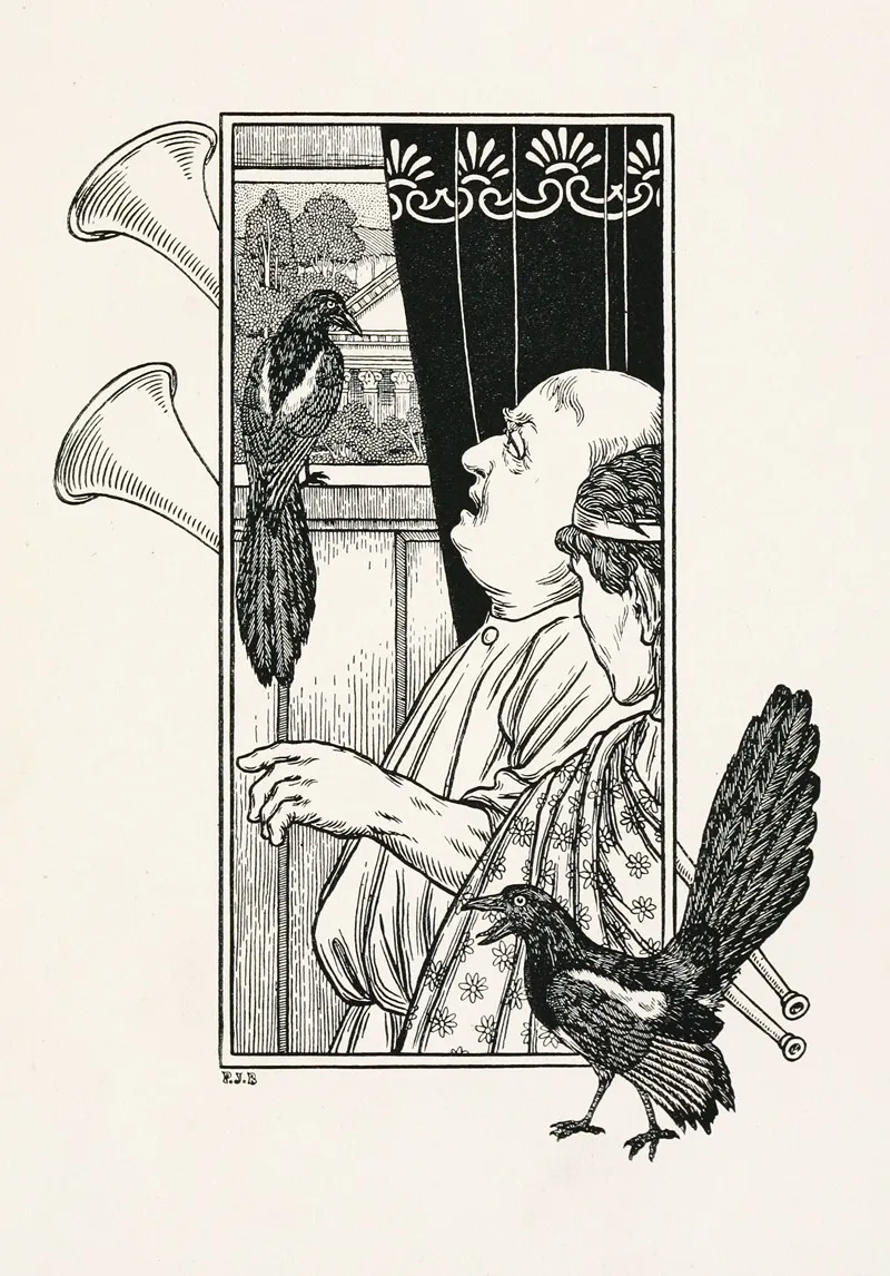 A Hundred Anecdotes Of Animals Pl 004 Wall Art by Percy J. Billinghurst - High-Resolution Digital Print