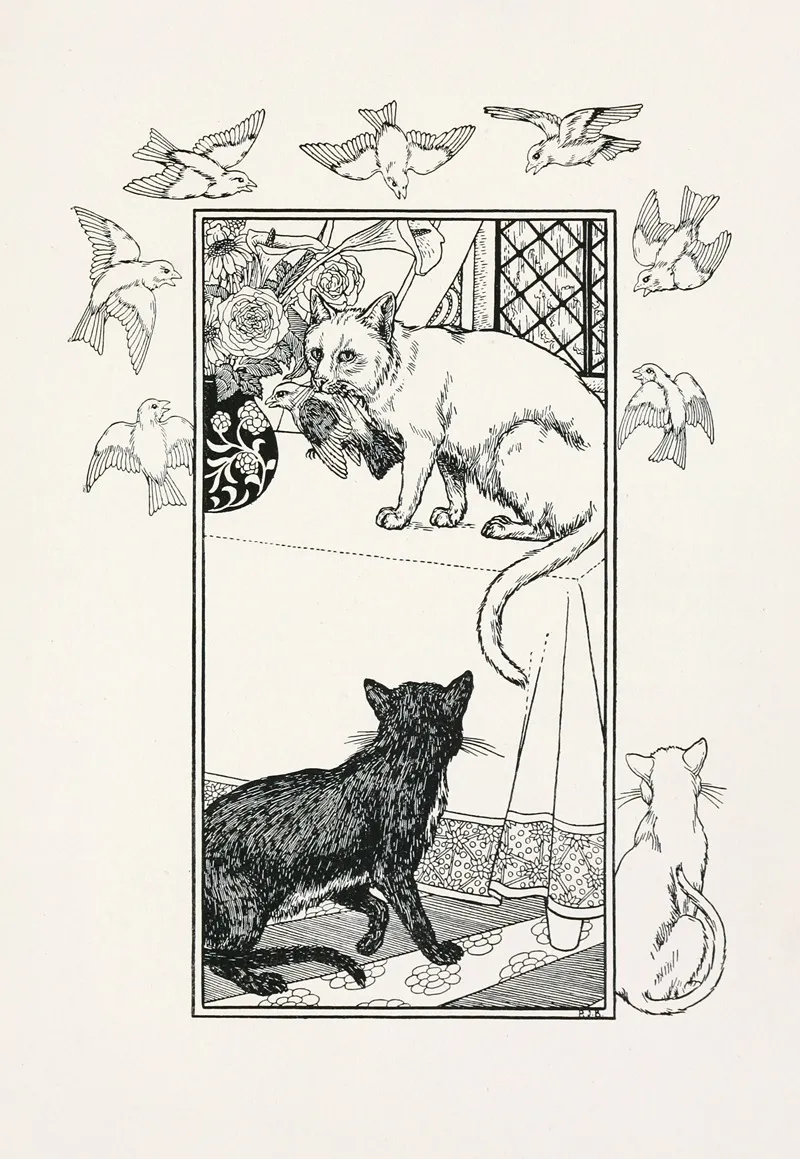A Hundred Anecdotes Of Animals Pl 017 Wall Art by Percy J. Billinghurst - High-Resolution Digital Print
