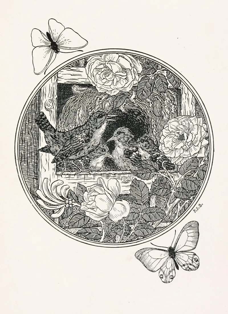 A Hundred Anecdotes Of Animals Pl 023 Wall Art by Percy J. Billinghurst - High-Resolution Digital Print