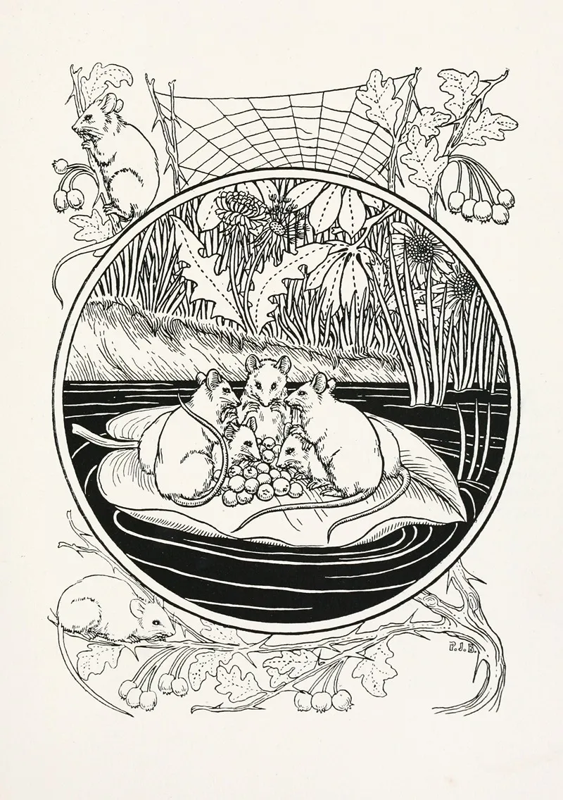A Hundred Anecdotes Of Animals Pl 028 Wall Art by Percy J. Billinghurst - High-Resolution Digital Print