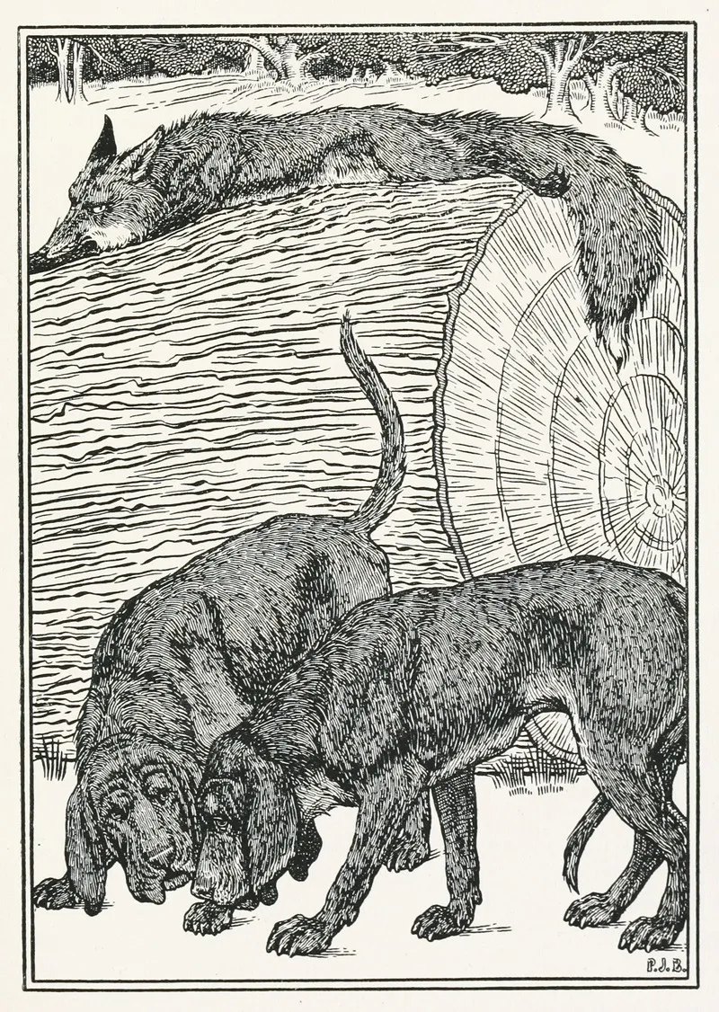 A Hundred Anecdotes Of Animals Pl 034 Wall Art by Percy J. Billinghurst - High-Resolution Digital Print