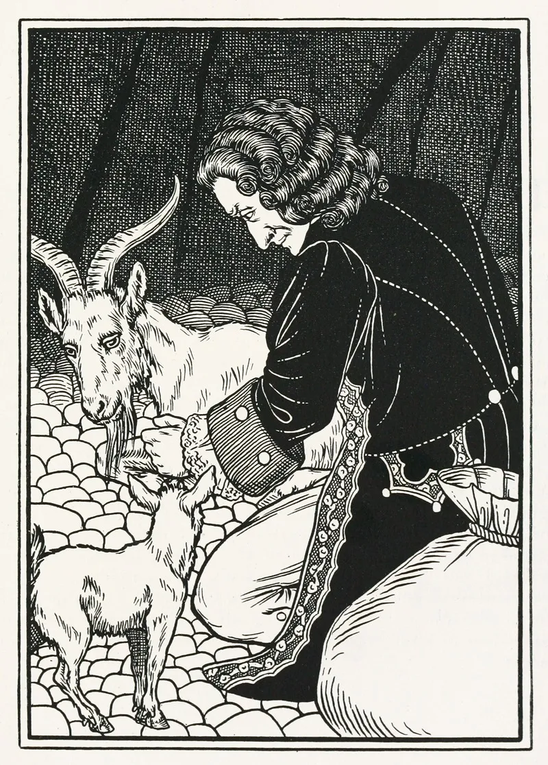 A Hundred Anecdotes Of Animals Pl 044 Wall Art by Percy J. Billinghurst - High-Resolution Digital Print