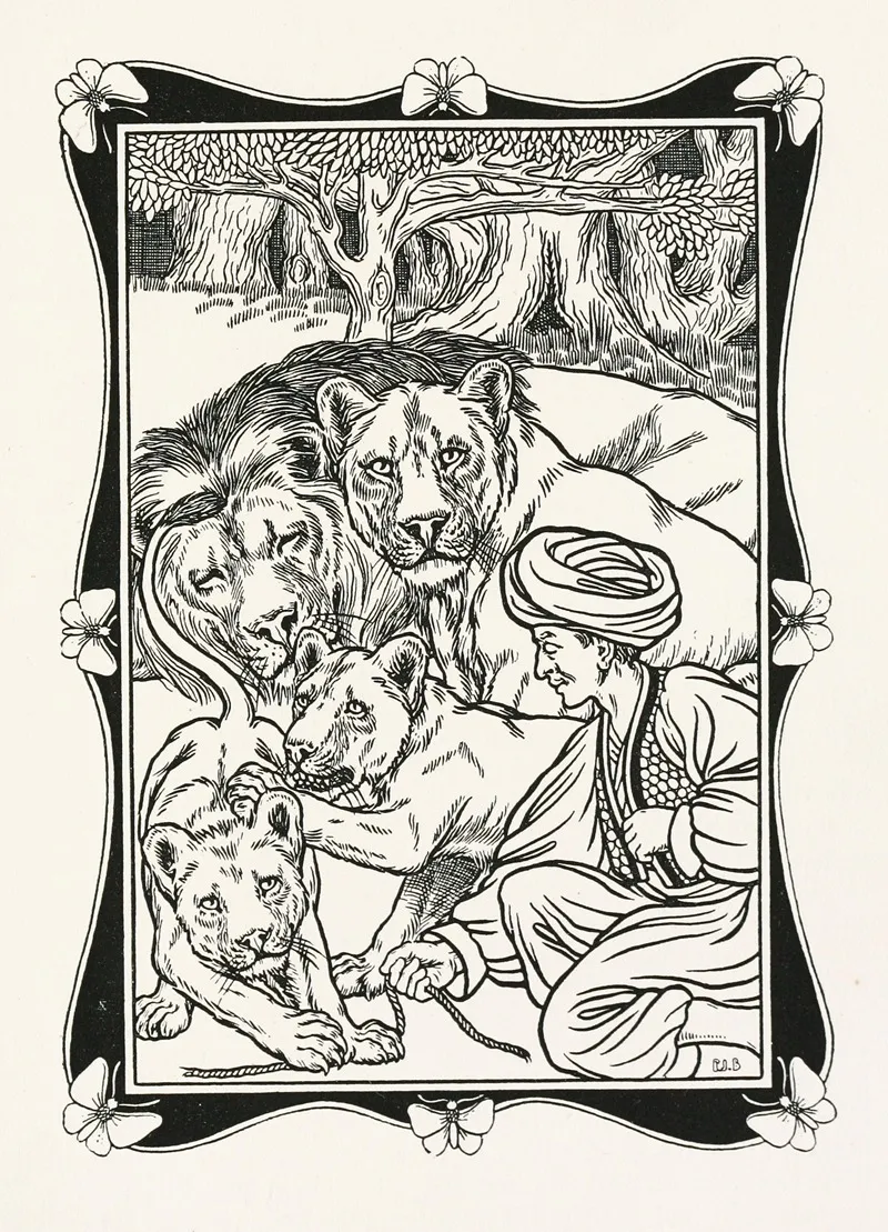 A Hundred Anecdotes Of Animals Pl 052 Wall Art by Percy J. Billinghurst - High-Resolution Digital Print