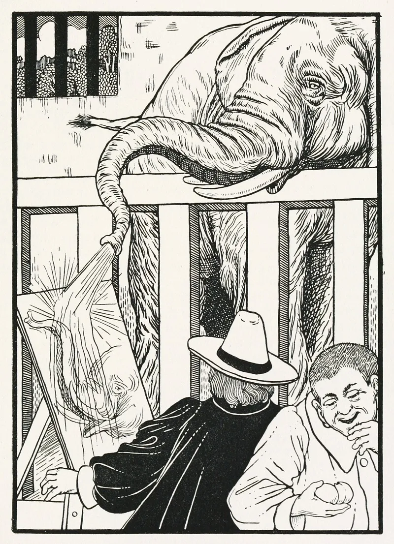 A Hundred Anecdotes Of Animals Pl 057 Wall Art by Percy J. Billinghurst - High-Resolution Digital Print