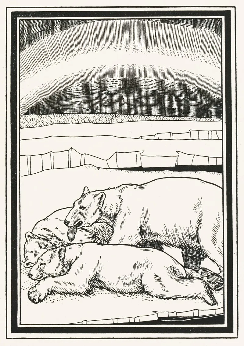 A Hundred Anecdotes Of Animals Pl 059 Wall Art by Percy J. Billinghurst - High-Resolution Digital Print