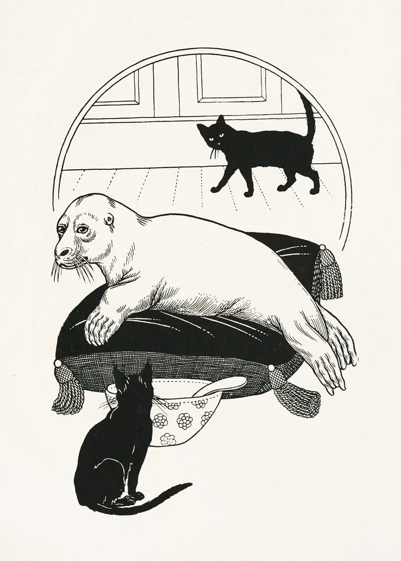 A Hundred Anecdotes Of Animals Pl 062 Wall Art by Percy J. Billinghurst - High-Resolution Digital Print