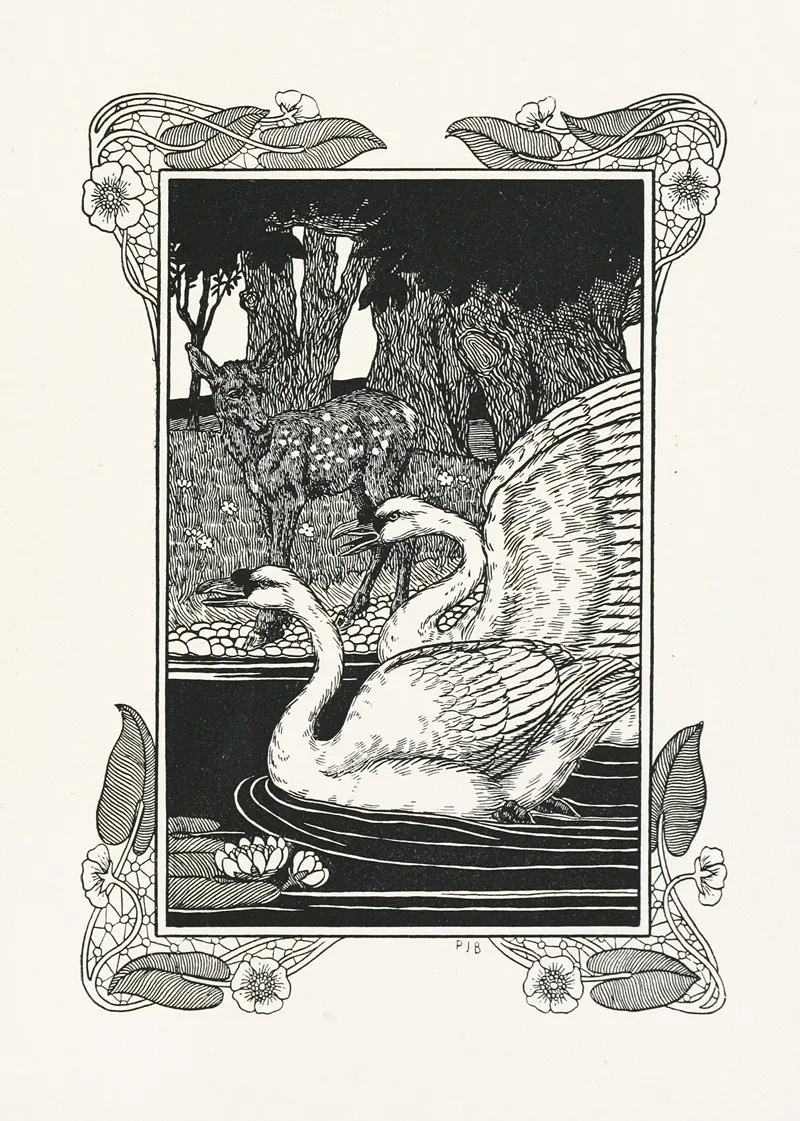 A Hundred Anecdotes Of Animals Pl 063 Wall Art by Percy J. Billinghurst - High-Resolution Digital Print